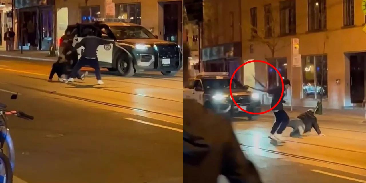 Piton yılanını sopa gibi kullandı! Sokak ortasında pitonla adamı döverek dehşet saçtı!