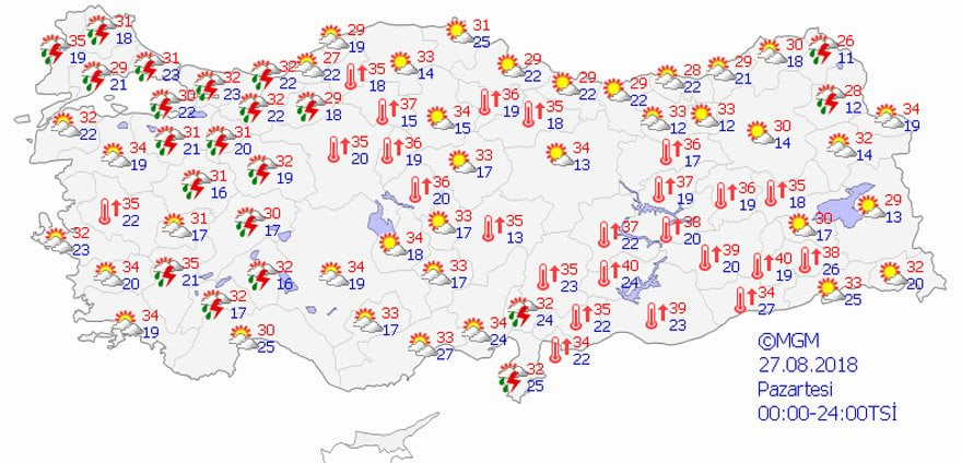 Meteoroloji uyardı! Sağanak yağış geliyor