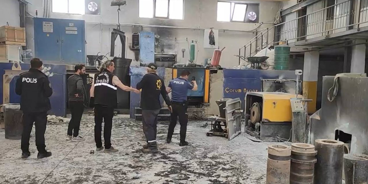 Çelik döküm fabrikasında patlama: 2’si ağır 6 yaralı