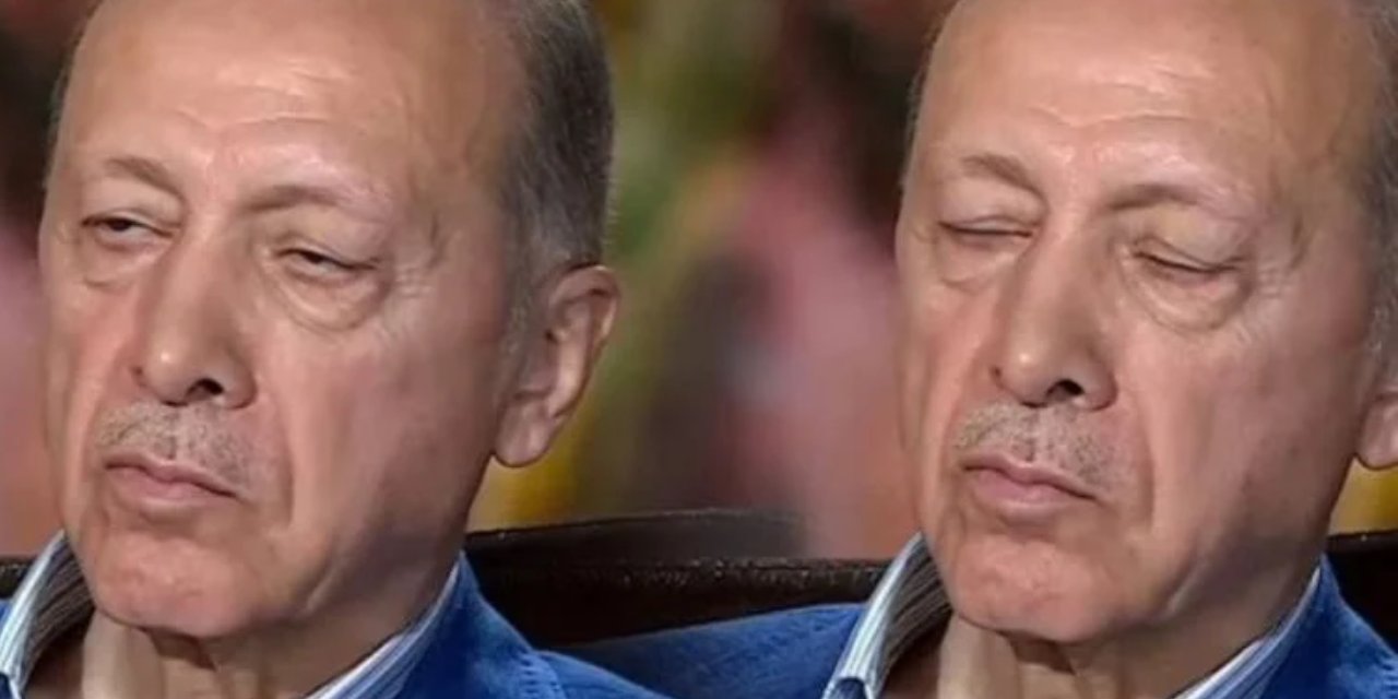 Erdoğan Canlı Yayında Yorgun Düştü