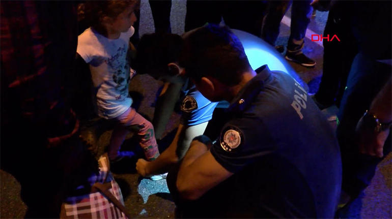 İstanbul'da korkunç kaza! Küçük kız şoka girdi