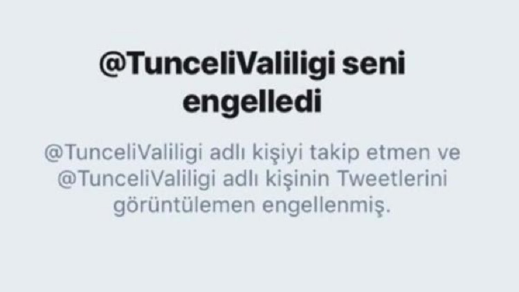 Valilik, milletvekilini Twitter'da engelledi