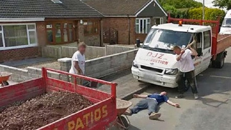 Google Street View'da görenler şok oldu