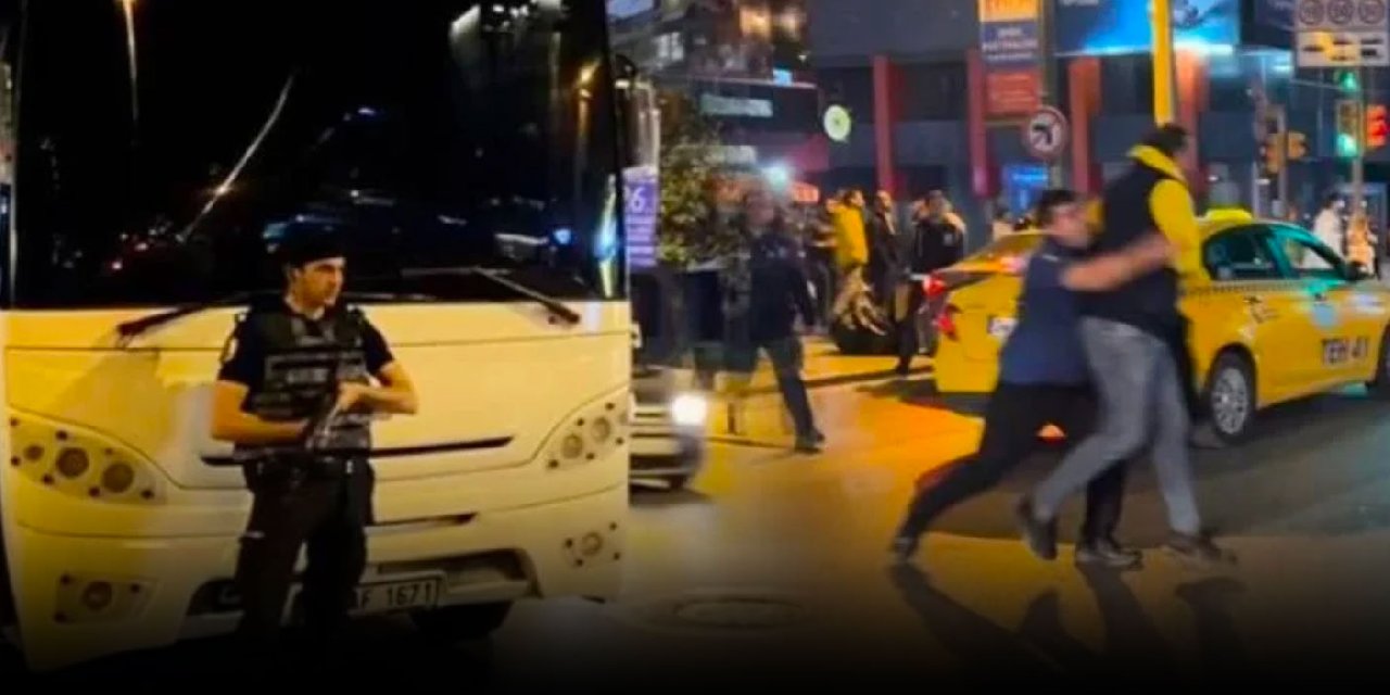 Bağdat Caddesi’nde Galatasaray taraftarlarının araçlarına saldırı