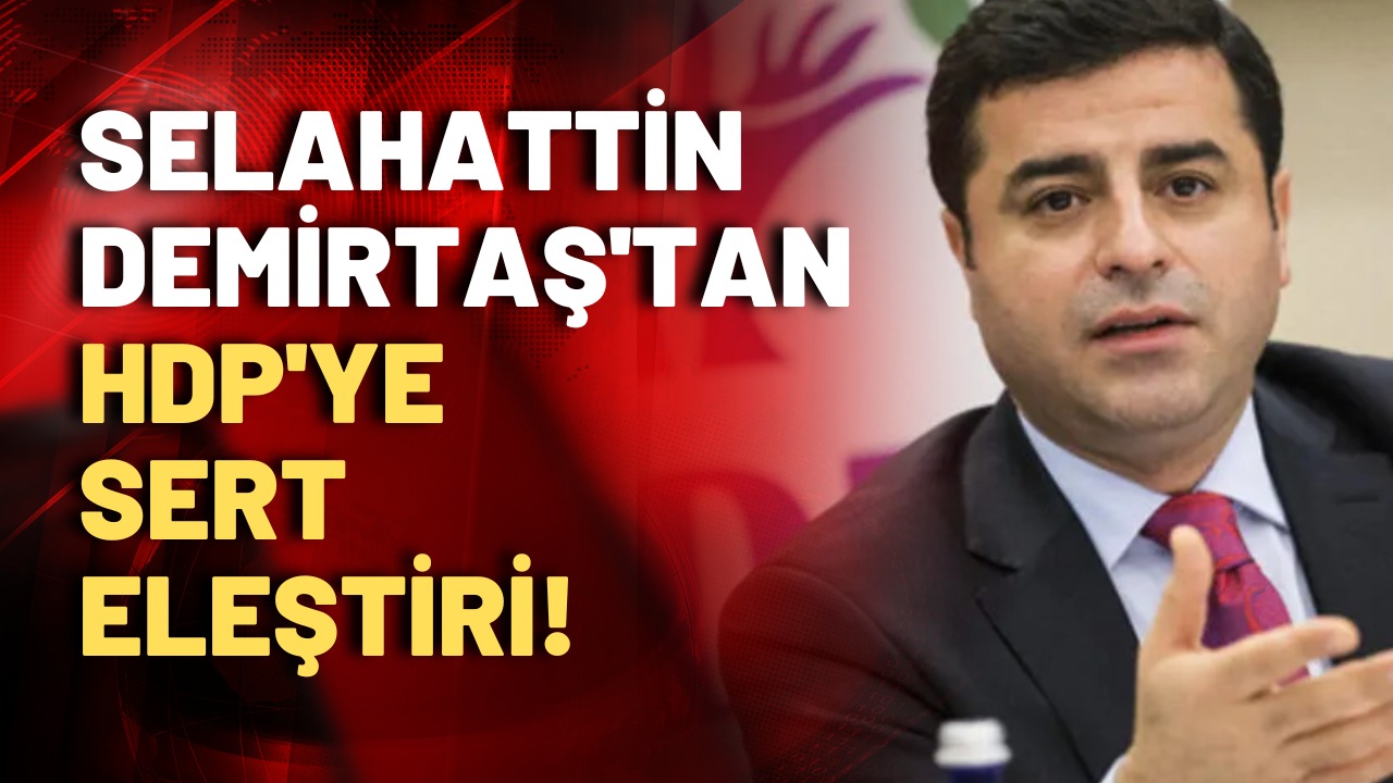 Selahattin Demirtaş: Sesim yankılanıp bana geri dönüyor!