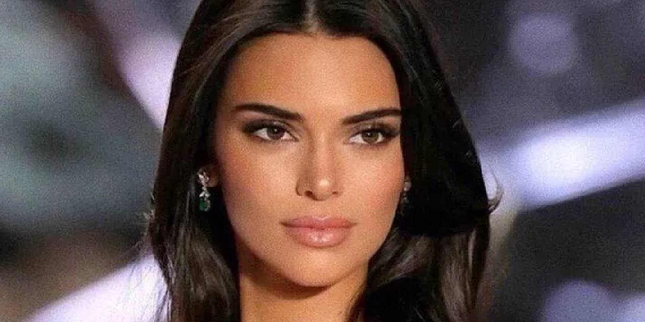 İddialı tarzı olay oldu! Ne yaptın Kendall... Göğüslerini açıkta bırakan transparan elbisesiyle sınırları zorladı...