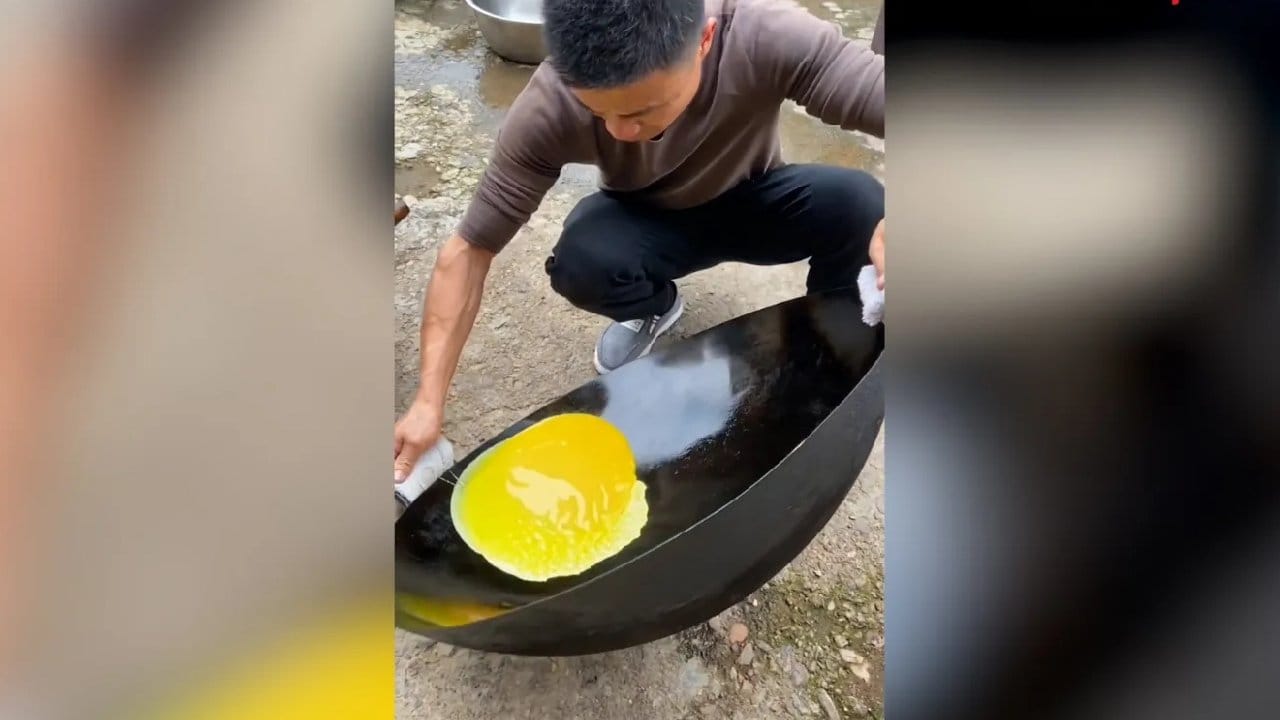 Kâğıt omlet sosyal medyayı salladı