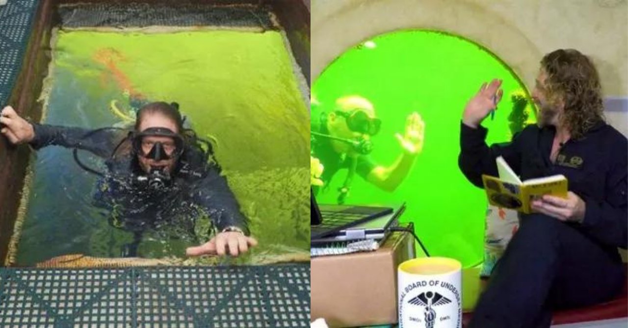 Gençleşmek için denediği son yolda başarılı oldu! Okyanusu’nun dibinde tam 93 gün geçirdi!