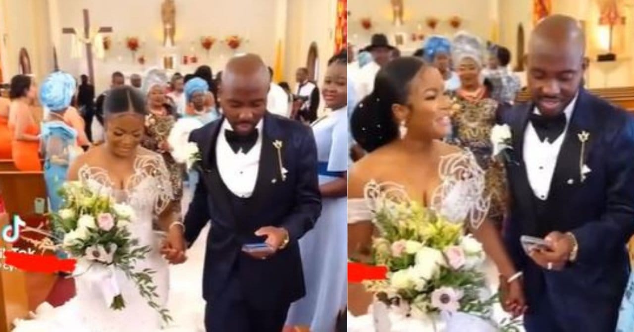 Düğünde Damat Gelinden Çok Telefonla ilgilendi! Gelinin Tepkisi ise herkesi şaşkına çevirdi!