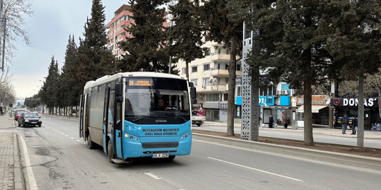 Kahramanmaraş'ta deprem sonrası başlatılan ücretsiz toplu ulaşım uygulamasına son verildi