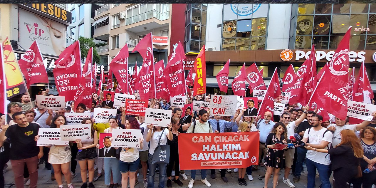 TİP'ten Haydarpaşa'da 'Can Atalay' eylemi