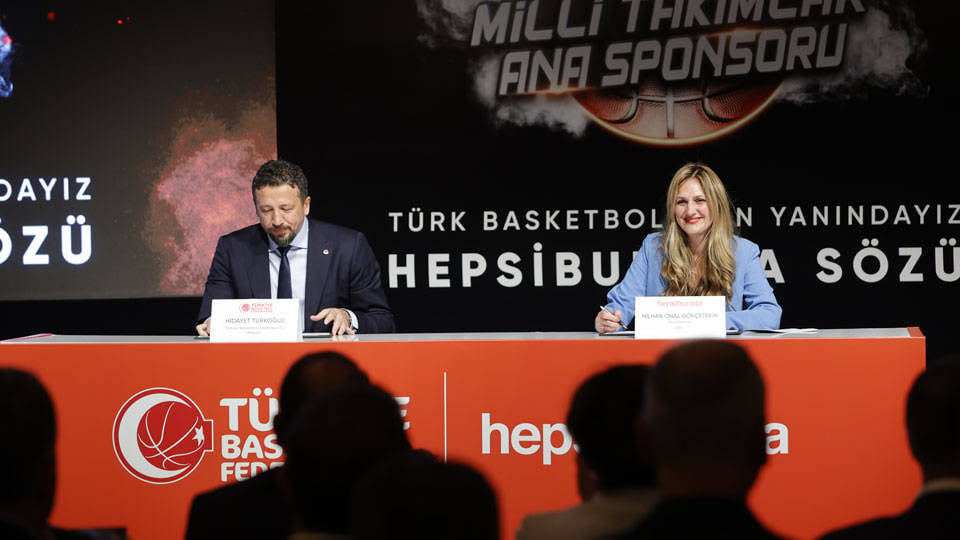 Türkiye Basketbol Federasyonu ile Hepsiburada  Arasında Sponsorluk Sözleşmesi İmzalandı