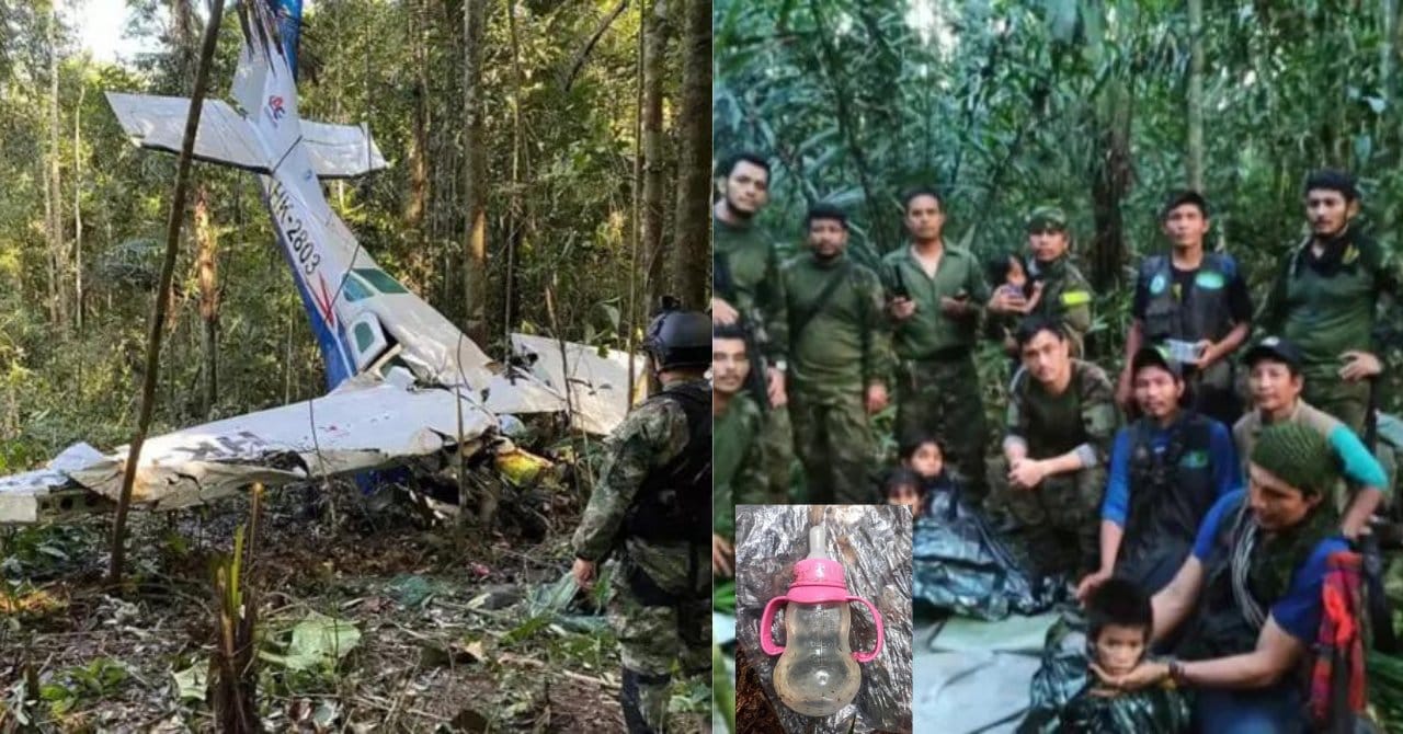 Mucizevi bir kurtuluş hikayesi! Amazon Ormanı'na düşen Uçağın içindekiler kazadan 40 gün sonra canlı bulundu!