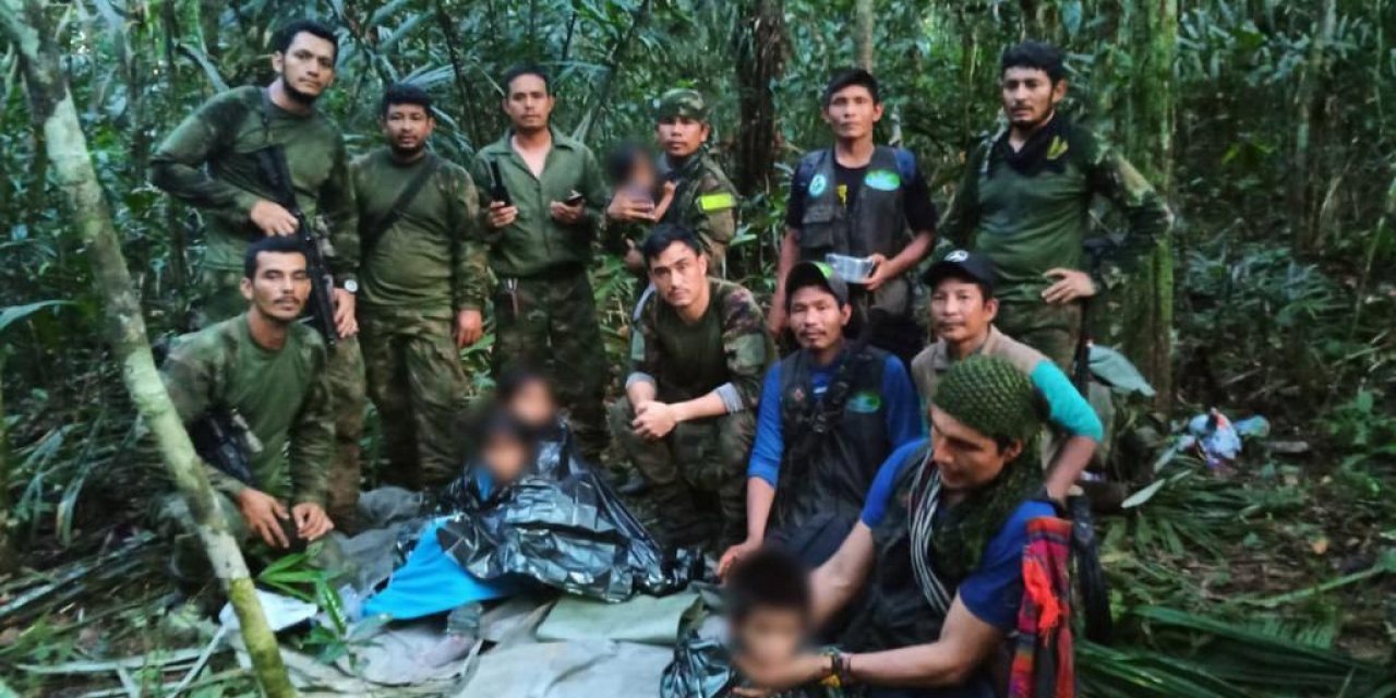 40 Gün Önce Düşen Küçük Uçaktaki 4 Çocuk Sağ Bulundu