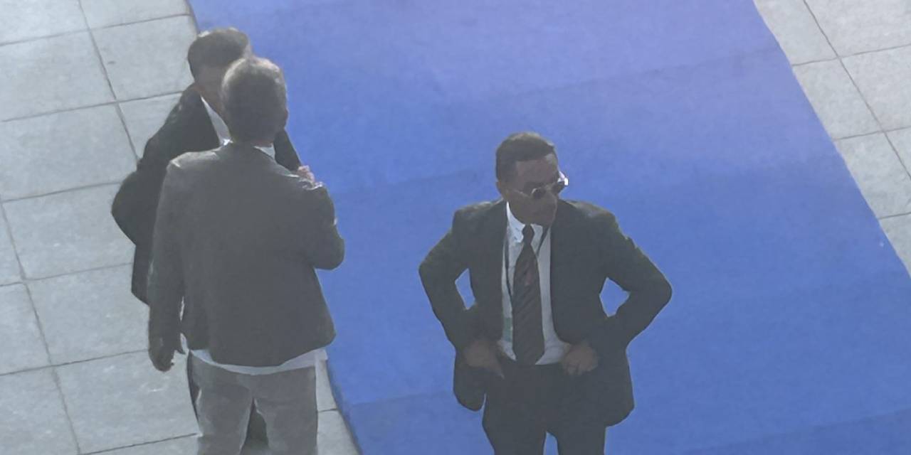 Nusret, olaylı Dünya Kupası pozlarının ardından Şampiyonlar Ligi finalinde de görüntülendi