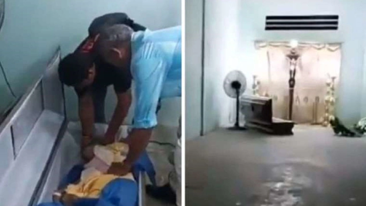 Öldü sanılan kadın kendi cenazesinde dirildi! Ailesi hayatının şokunu yaşarken cenaze töreni korku filmi setine döndü