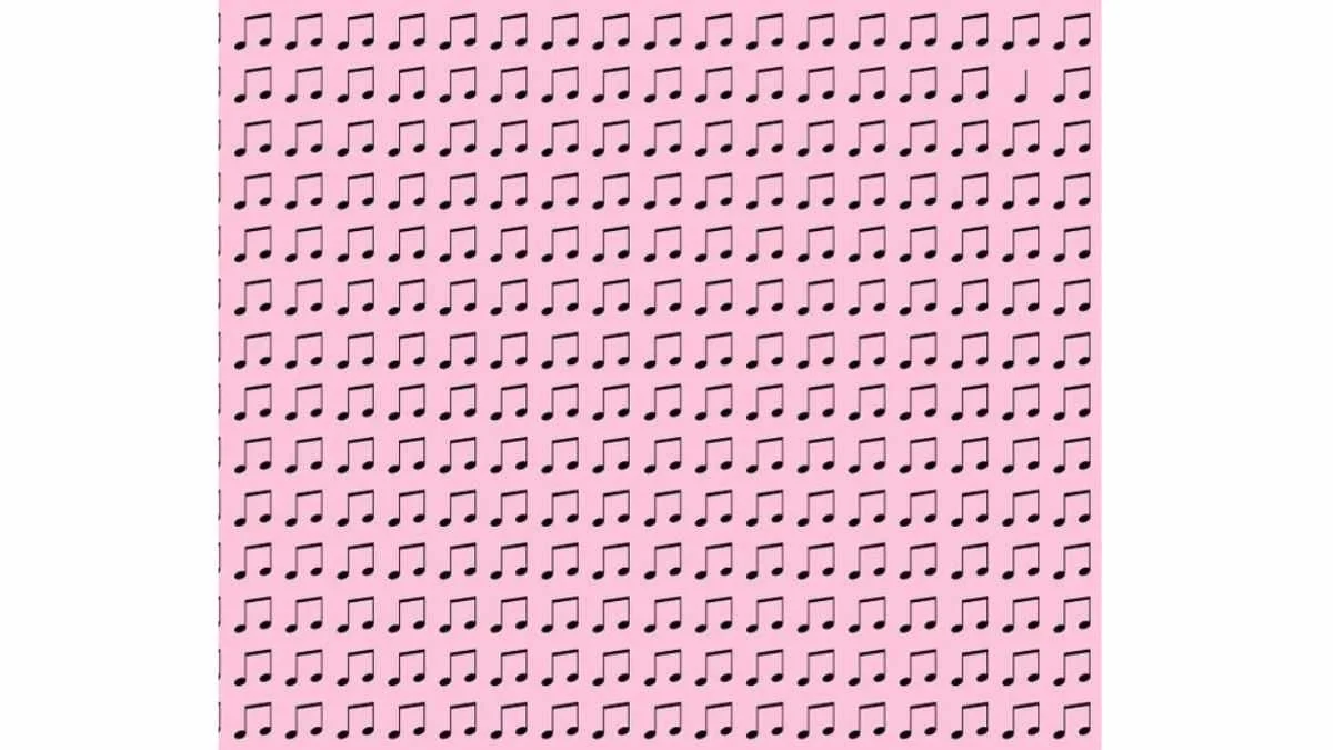 İnsanların sadece %1'i resimdeki farklı müzik notasını bulabiliyor! 5 saniyede bulanların IQ'su 120 çıkıyor!