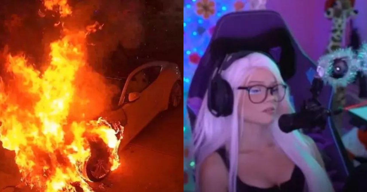 Sosyal medya fenomeni korku dolu anlar yaşadı! Hayranı evine kadar gelip arabasını ateşe verdi!