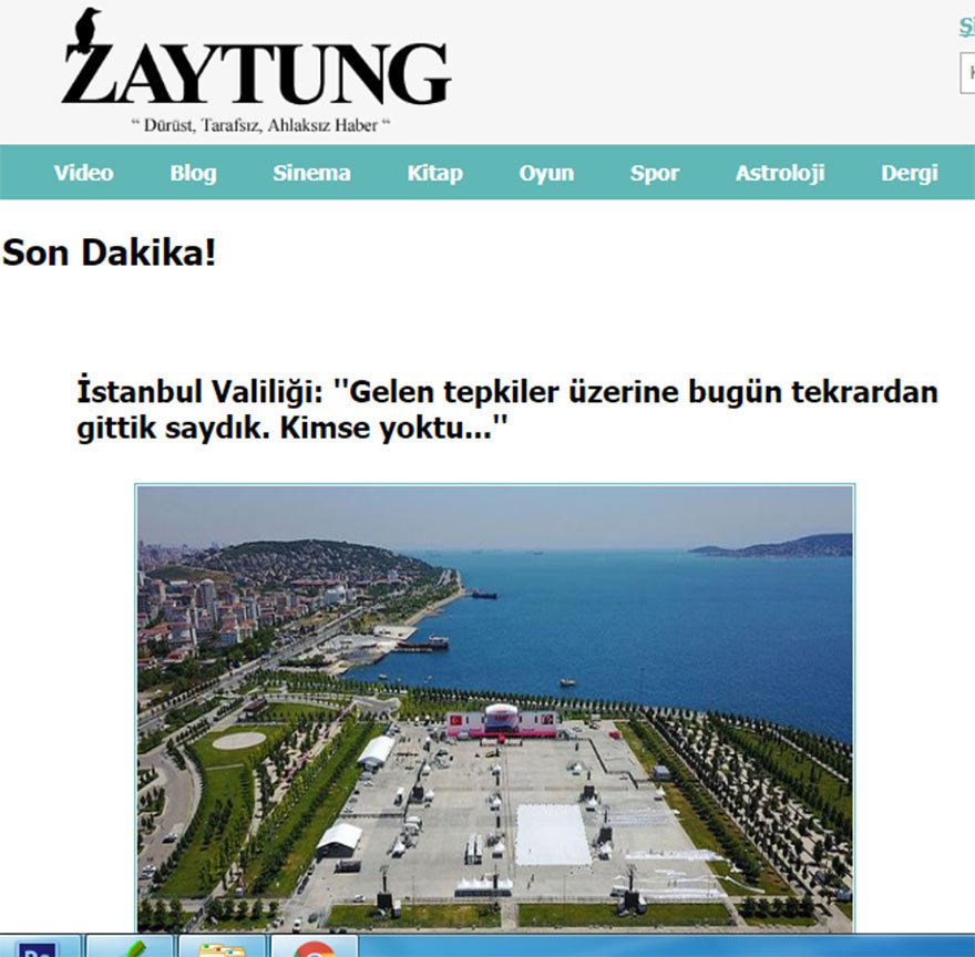 Zaytung, İstanbul Valiliği’ni fena Tİ’ye aldı