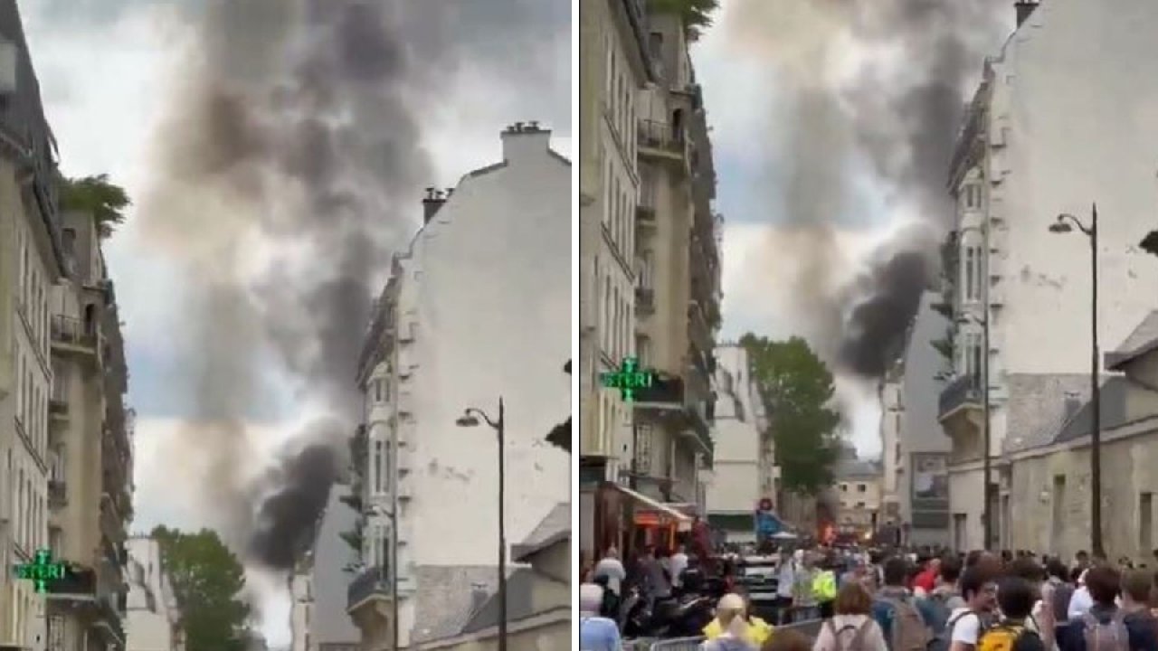 Paris'te patlama! Yaralılar var