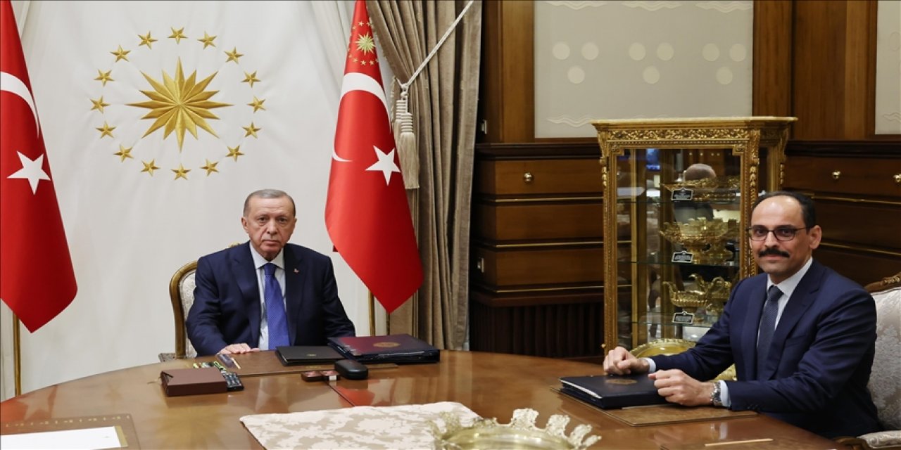 Erdoğan, MİT Başkanı Kalın'ı Kabul Etti