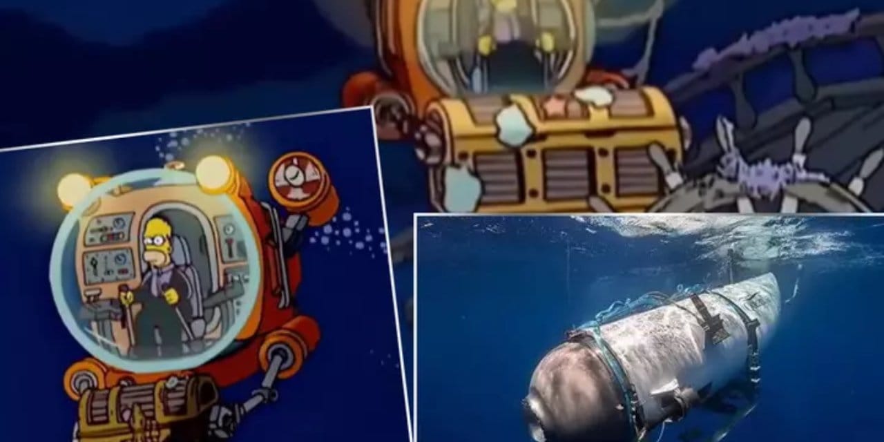 The Simpsons (Simpsonlar) Titanik’i ziyaret eden denizaltının kaybolacağını bildi mi? Sosyal medya bunu konuşuyor...