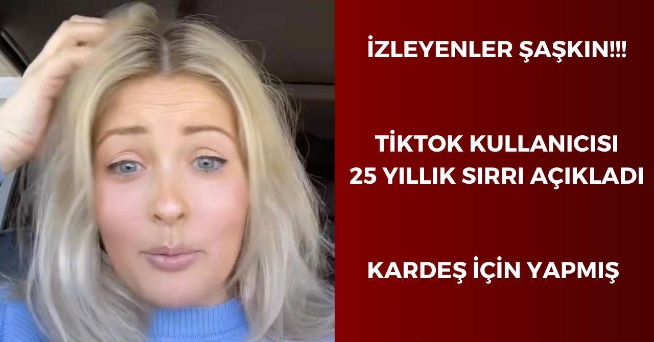 TikTok kullanıcısı, izleyenleri şoke eden 25 yıllık sırrı açıkladı! Kardeş için anne ve babasından gizli delik açmış