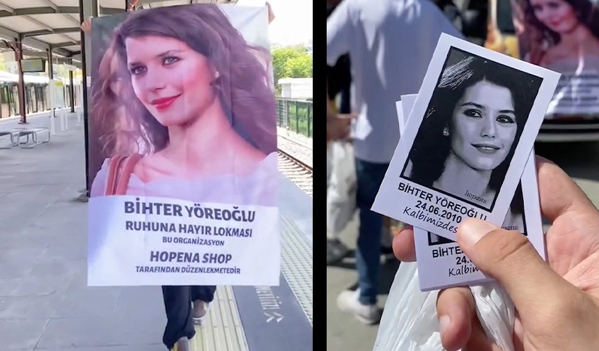 Bu da oldu! Bihter Yöreoğlu için hayır lokması dağıttı