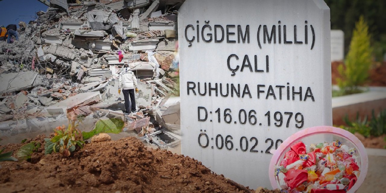 En Acı 'Bayram': Depremde Ölen Yakınlarının Mezarına Şeker Bıraktılar
