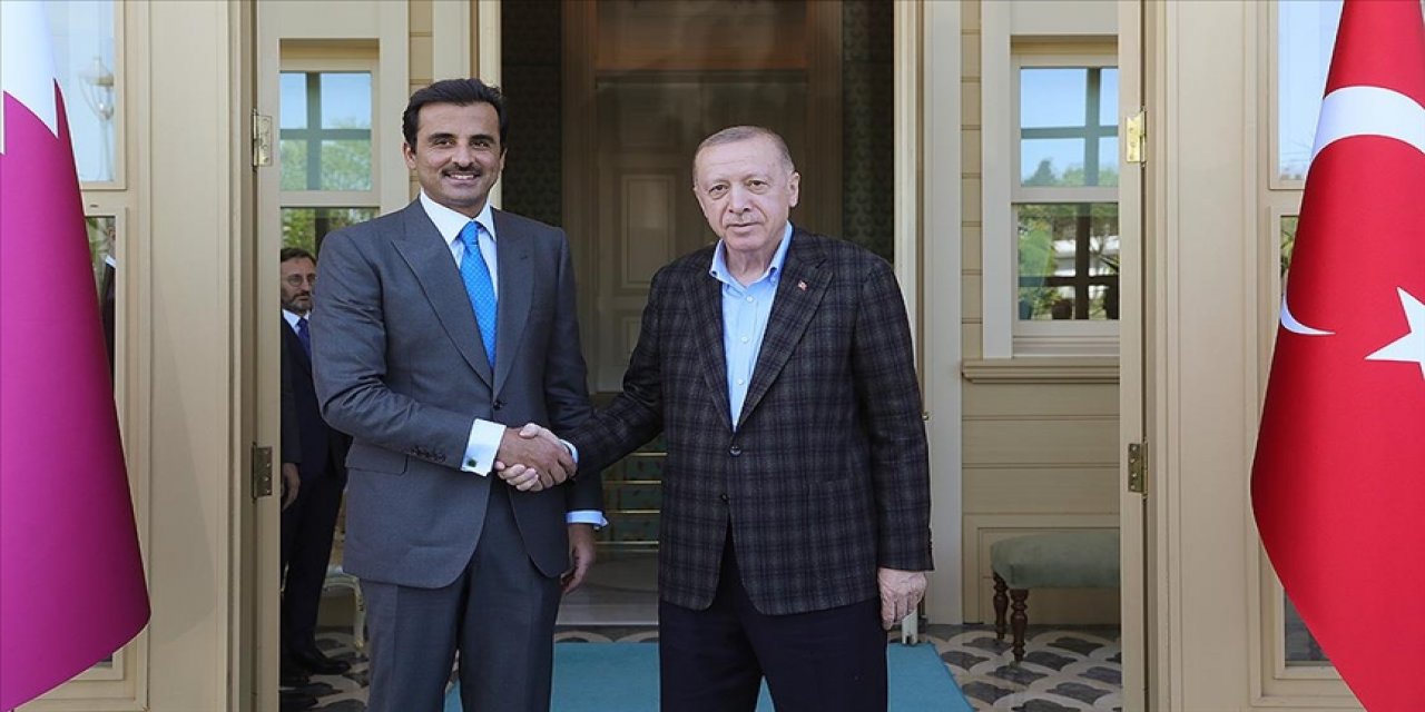 Cumhurbaşkanı Erdoğan, Katar Emiri İle Görüştü