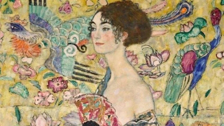Gustav Klimt'in Yelpazeli Kadın'ı Tam 86 Milyon Euro'ya Satıldı