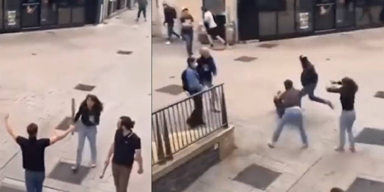 Fransa’da Sokakların Ateşi Yükseliyor... Aşırı Sağcılar Beyzbol Sopalarıyla Göstericilere Saldırdı