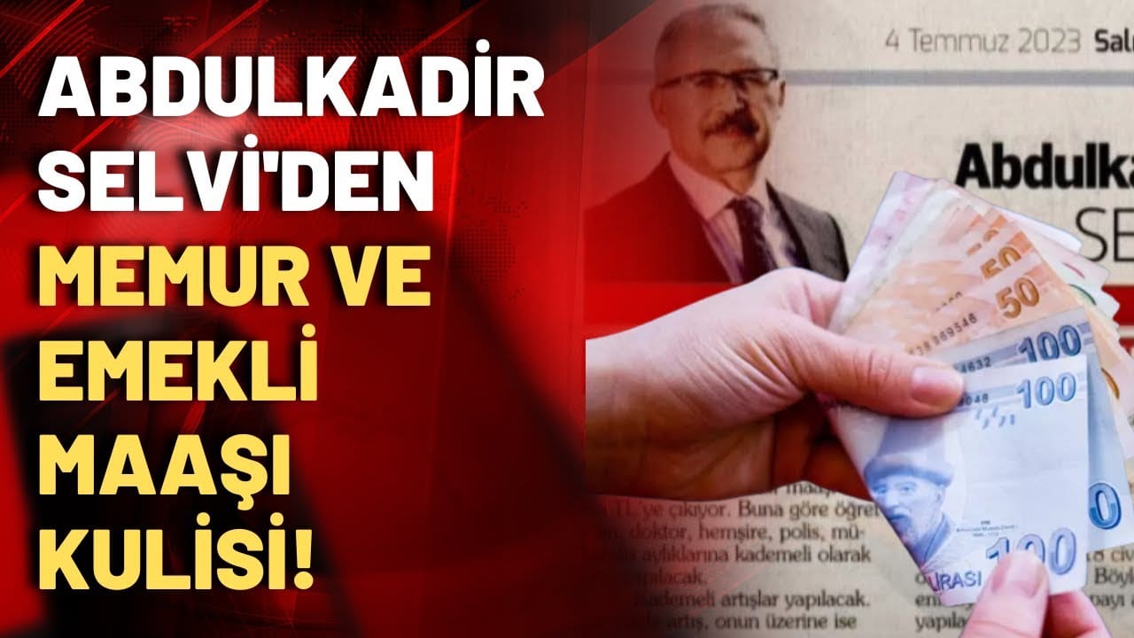 Yandaş yazar Abdulkadir Selvi emekli ve memur maaşını duyurdu!