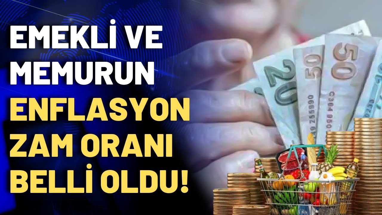Enflasyon oranı açıklandı: Emekli ve memurun enflasyon zam oranı kaç oldu?