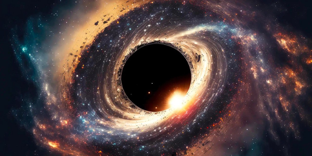 Bir karadeliğin arkasından gelen ışık ilk kez tespit edildi!