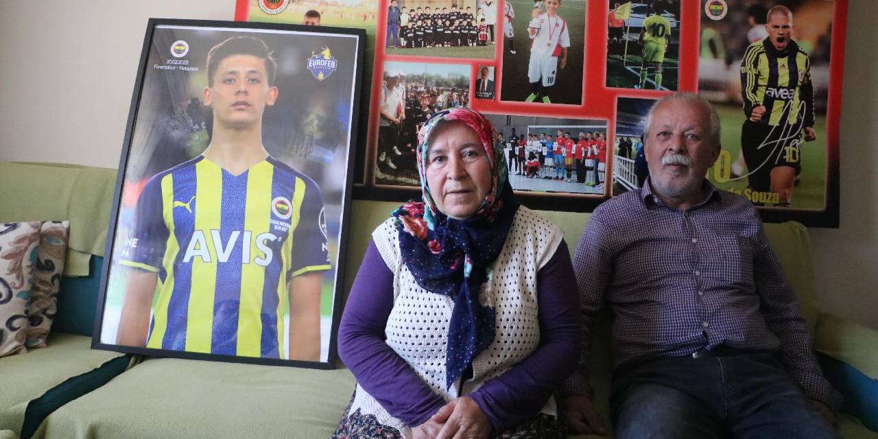 Arda Güler Dedesi ve Babaannesini Sevince Boğdu