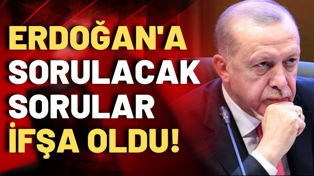 SON DAKİKA! Erdoğan'a sorulacak sorular Whatsapp gruplarına düştü, tek tek ifşa oldu!