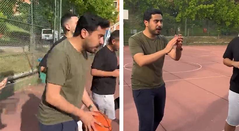 Erdoğan'ı taklit eden fenomenden video: Cumhurbaşkanı'nın basketbol videosunun perde arkası