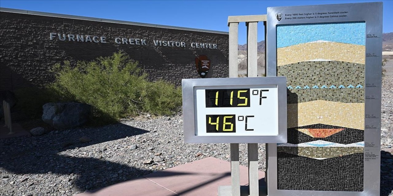 Dünyanın En Sıcak Yerlerinden ABD'deki Death Valley'de Sıcaklık 46 Derece Ölçüldü