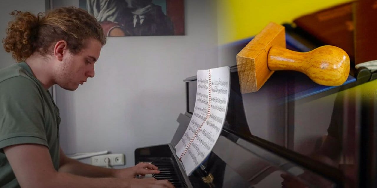 Almanya'da Müzik Okuluna Kabul Edildi... Genç Piyanistin Hayaline Vize Engeli