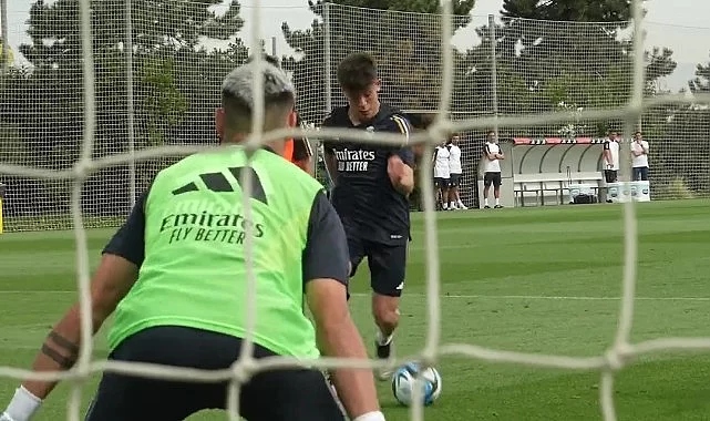 Real Madrid, Arda Güler'in antrenman golünü paylaştı: Kalite