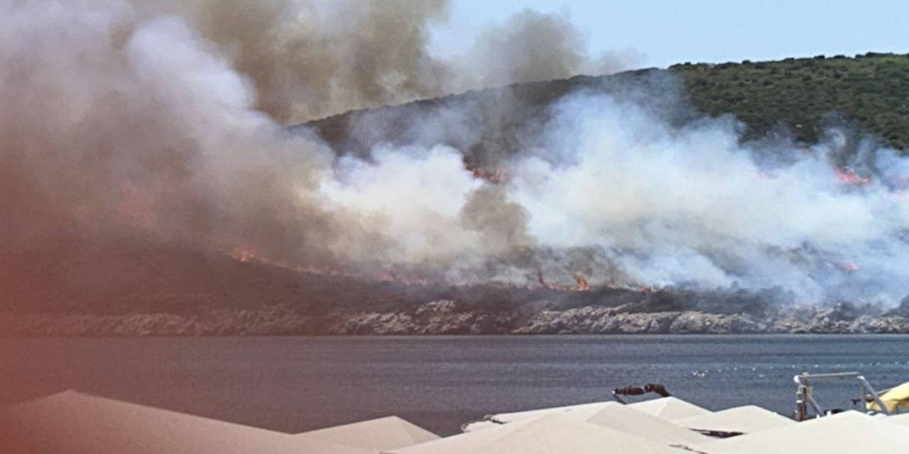Bir Kötü Haber De İzmir'den.. Urla'da Orman Yangını