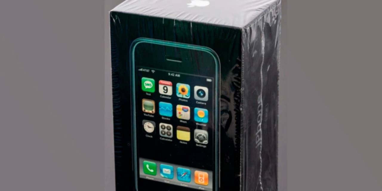 Kutusu açılmamış, jelatini dahi sökülmemiş ilk iPhone, rekor fiyata satıldı