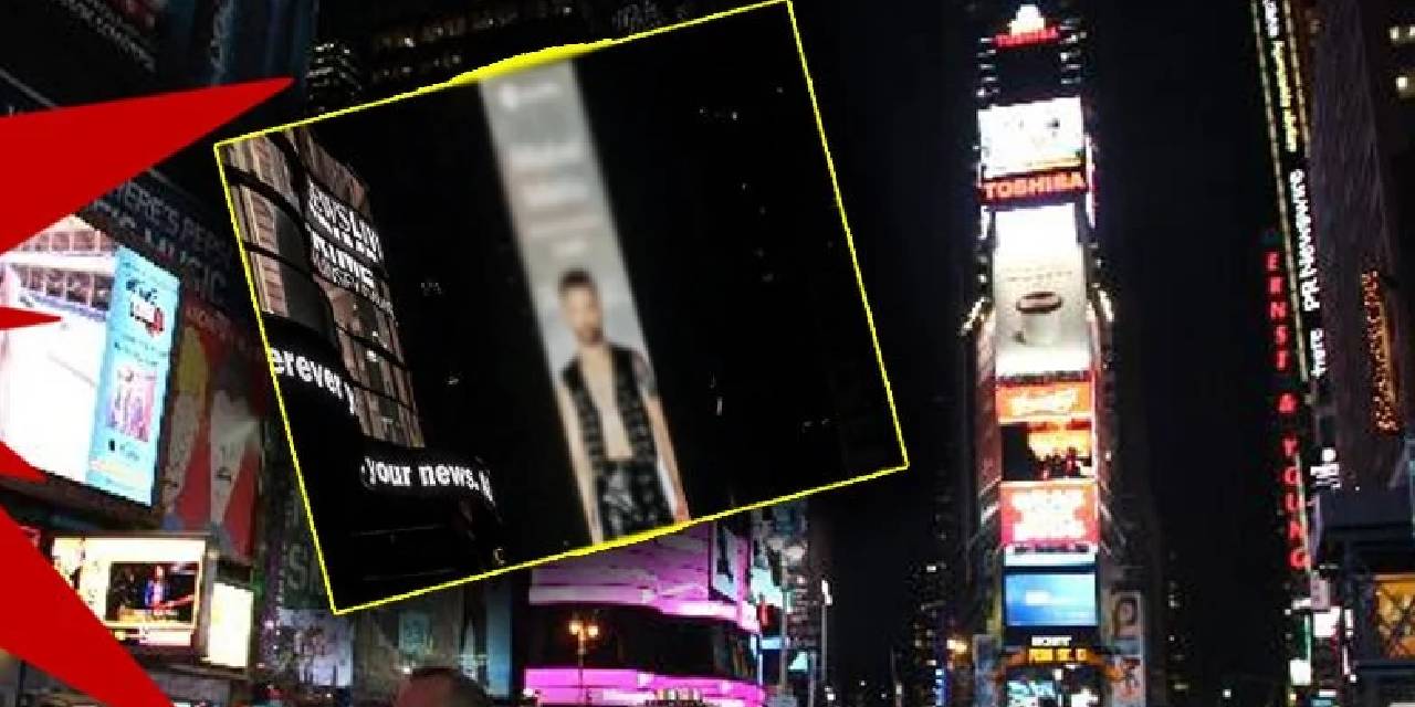 Türk müzik tarihine geçti: Ünlü şarkıcının yeni albümü Times Meydanı'nda tanıtıldı