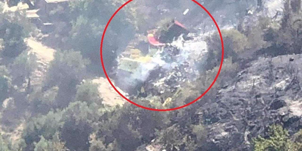 Düşen Yangın Söndürme Uçağındaki 2 Pilot Hayatını Kaybetti
