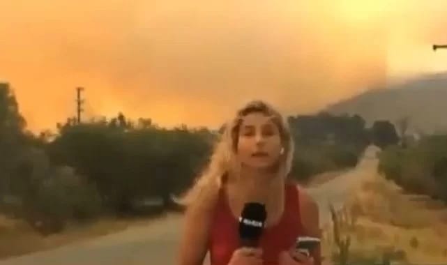 Yunanistan'da alevler durdurulamıyor: Mühimmat deposu patladı, canlı yayına böyle yansıdı!