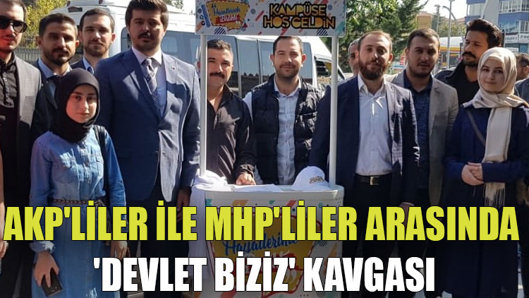 AKP'liler ile MHP'liler arasında 'devlet biziz' kavgası: Polis müdahale etti