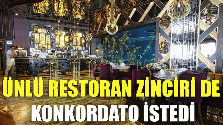 Ünlü restoran zinciri de konkordato istedi