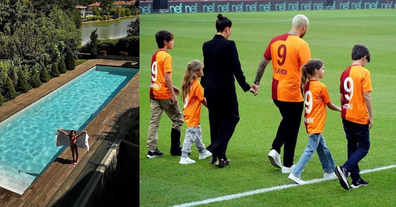 Wanda Nara, İstanbul'da yaşayacakları villayı paylaştı