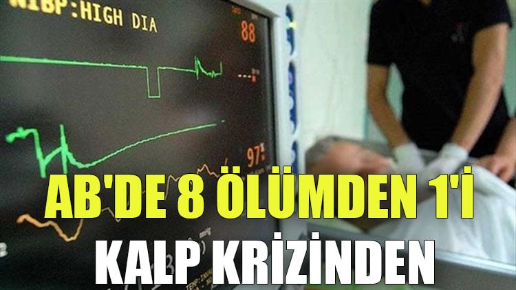 AB'de 8 ölümden 1'i kalp krizinden